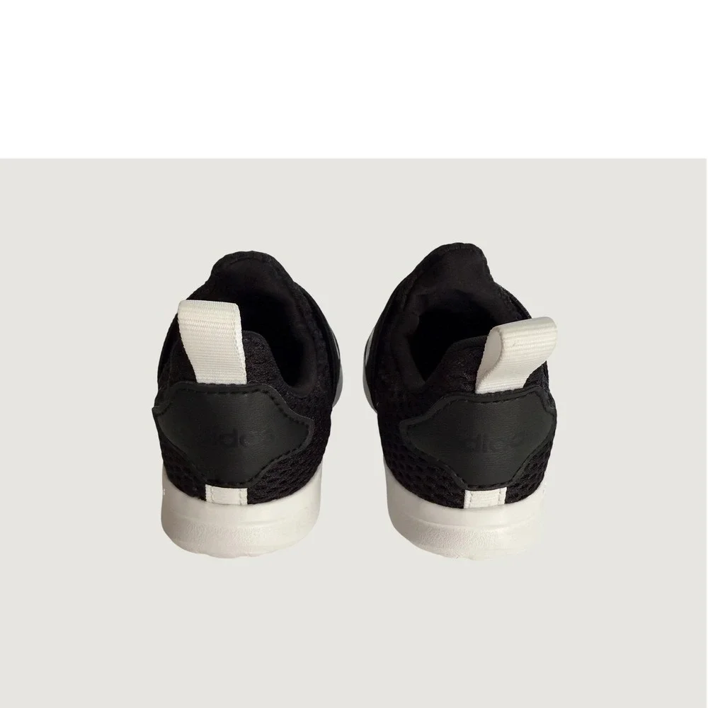 Adidas Lite Racer Adapt 4.0 Baby/Toddler Black White Slip On Sneakers Size 5K